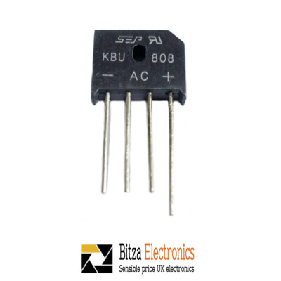 SEP KBU808 KBU-808 8A (300A) 700V Einphasen Brückengleichrichterdiode SIP-4