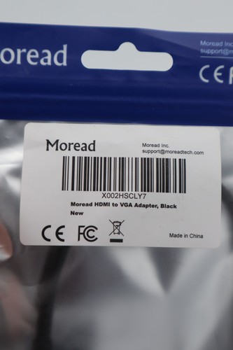 HDMI to VGA Adapter Moread Black - Picture 3 of 3