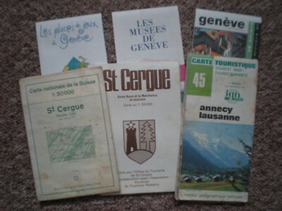 SWITZERLAND GENEVE ANNECY CARTE ALPEN ALPS EURO 1:50000 1:25000 EXPLORER MAPS OS