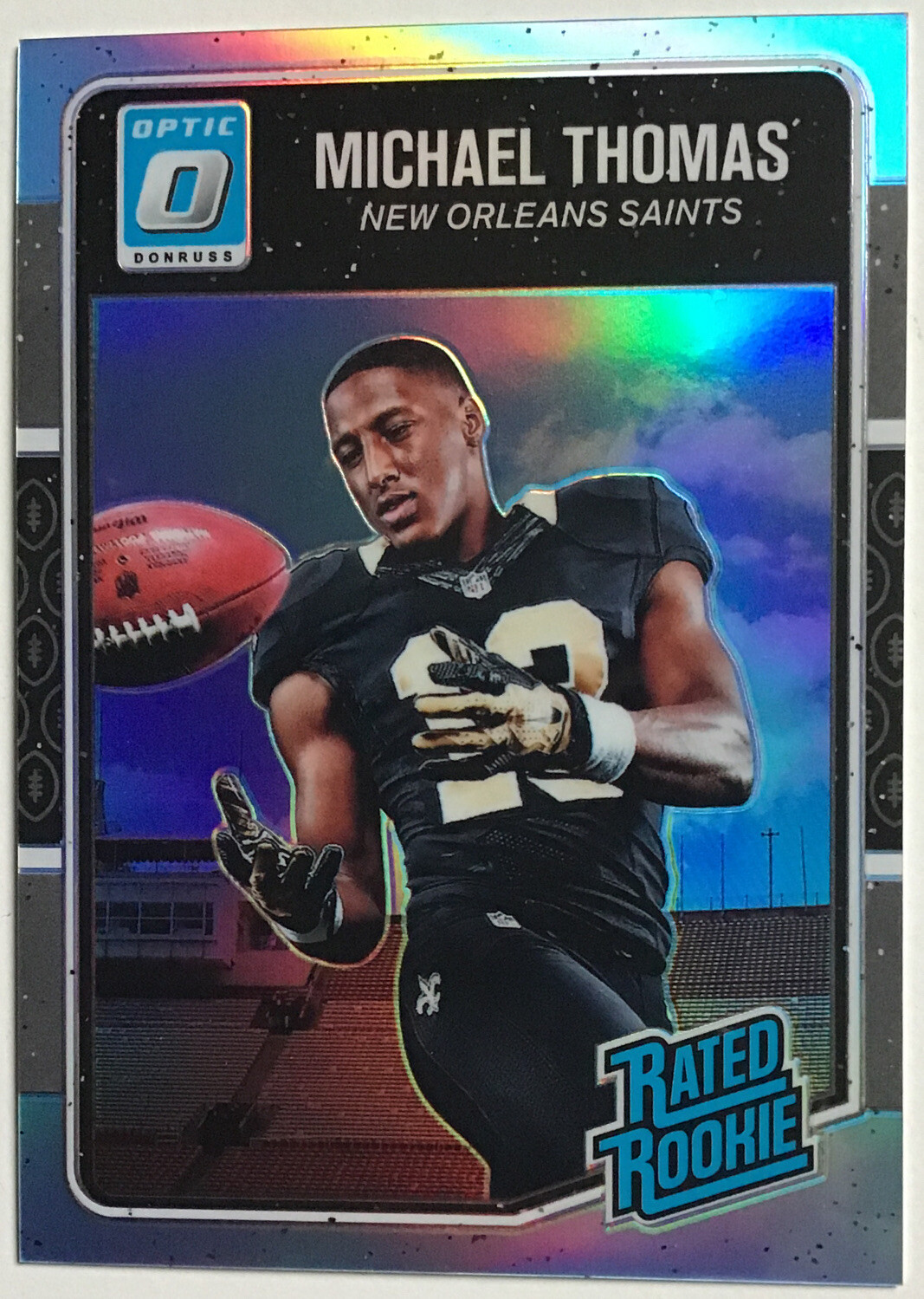 MICHAEL THOMAS 2016 DONRUSS OPTIC RATED ROOKIE /50  CAROLINA BLUE PRIZM HIGH END