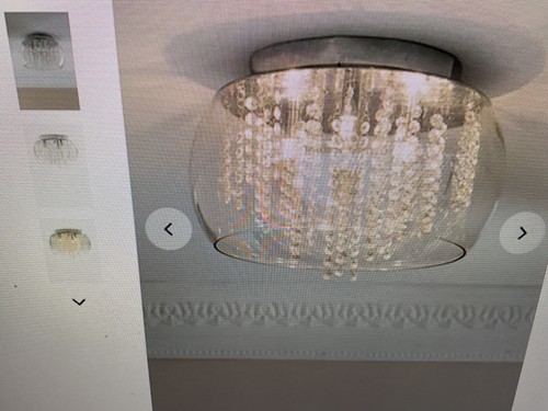 Brand New NXT BELLA CLEAR 3 Light Flush Fitting Sealed in a original Box - Picture 13 of 17