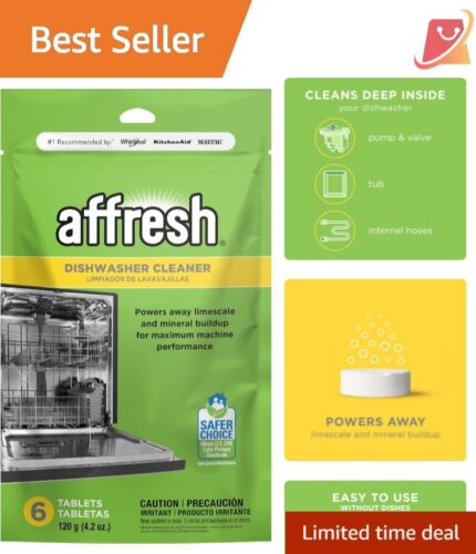 Effortless Dishwasher Cleaning Tablets - Powerful Against Odor and Buildup