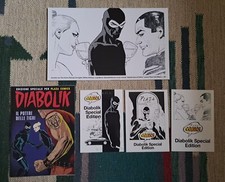 SET PLAZA COMICS DIABOLIK EDITION STAMPE CARTOLINE ALBETTO FUORI SERIE 2014