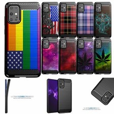 For Galaxy S20 Ultra 6.9"  Flex TPU Fiber SET12 Slim Shock Combat Case
