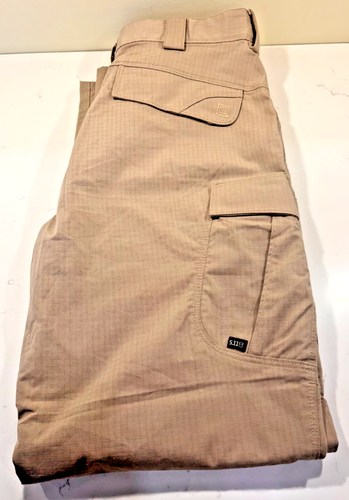 NWOT 5.11 Tactical Stryke Pants Men's 34x32 Khaki Cargo Ripstop Utility Workwear