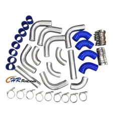 2" inch 51 mm Aluminum Universal Intercooler Turbo Piping + hose + T-Clamp kits
