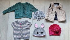 baby girls Clothes Bundle Clothing 6 9 6-9 Cardigan Cardigans Fur Gilet Hats 