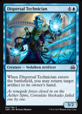 Dispersal Technician - Foil x1 - Aether Revolt - NM-Mint, English - Aether Revol