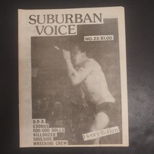 SUBURBAN VOICE No. 25 FANZINE Punk HARDCORE B...