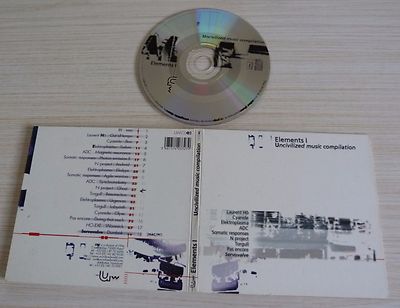 SELTENES CD ALBUM DIGIPACK ELEMENTS UNCIVILIZED MUSIC COMPILATION 18 TITEL 1999