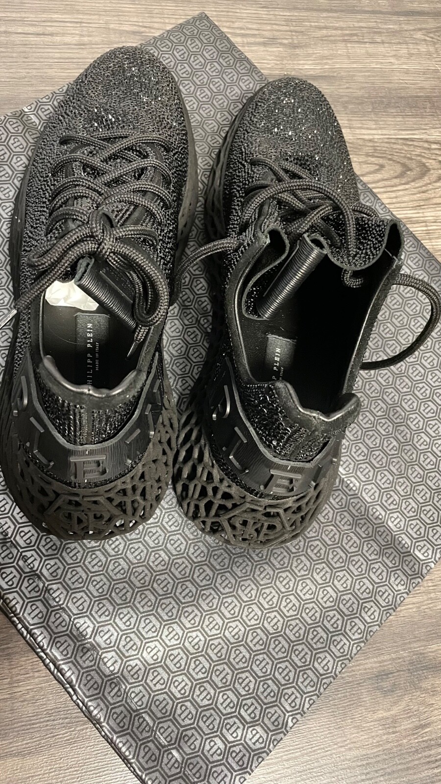 Philipp Plein Skeleton Caviar low-top sneakers image 8