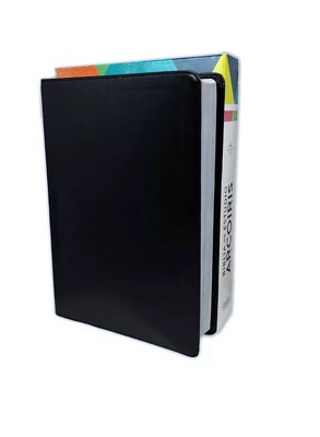 Biblia de Estudio Arco Iris Pastoral Reina Valera 1960 imit piel negro