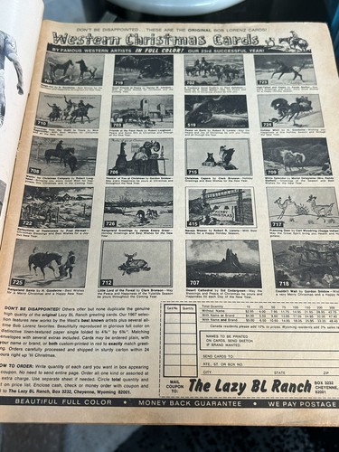 Vintage WILD WEST Magazine ~ TRUE WEST ~ December 1967 Lost Gold Of The Lavas - Picture 3 of 17