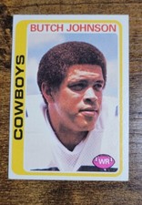 Vintage 1978 Topps Butch Johnson #252 Dallas Cowboys