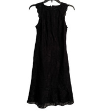 Kensie Dresses Black Lace Sleeveless Size 4