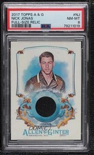2017 Topps Allen & Ginter Relics A Nick Jonas #FSRA-NJ PSA 8 13xi