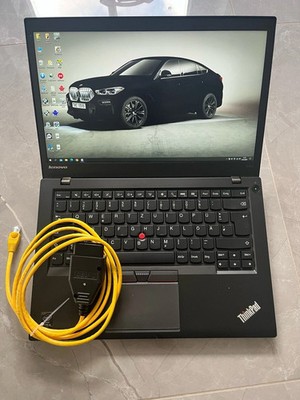 BMW Diagnose System Diagnosegerät 2025 komplett mit Laptop + ENET & K+DCAN Kabel