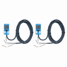 2Pcs SN04-N Inductive Proximity Sensor,6-36V 200mA NPN NO Proximity Switch,Blue