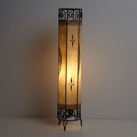 Stehlampe Orientalische Marokkanische Lederlampe Hennalampe Lampe 100 Cm