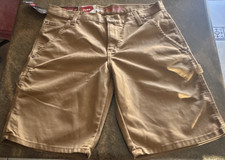 Dickies Flex Men's Work Shorts Beige Cotton Blend Size 30
