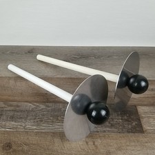 Oliver Bagel Pushers 13 Rod 6 Heat Shield 1.75 Knob No Brackets Set Of 2