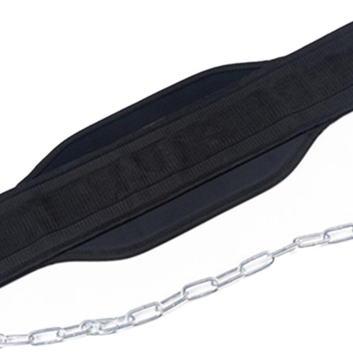 Polyester Dip Belt Bodybuilding Weight Lifting Chain Gym Adjustable Chain - Picture 3 of 4