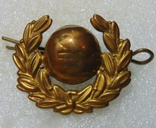 WW2 period Brass Royal Marines British Army Cap Badge