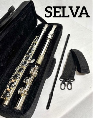 Selva Flute Eb Mechanism with Case and Cleaning Rod