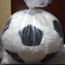 Giggle Scape Plush Giant Soccer JUMBO Ball 15" Tall NWT