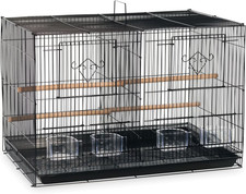 PREVUE PET PRODUCTS INC Hendryx SPF063 Divided Flight Cage, Black