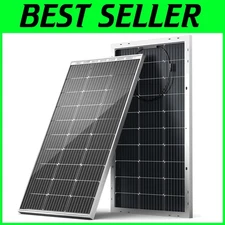 Reliable 100 Watt Bifacial Solar Panel - Ideal for Off-Grid Charging Solutions
