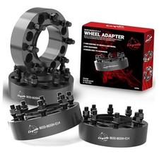 4 Pcs Hub Centric Wheel Spacers 8 SRW - Single Rear Wheel 2.00" Alum 4 Pack 