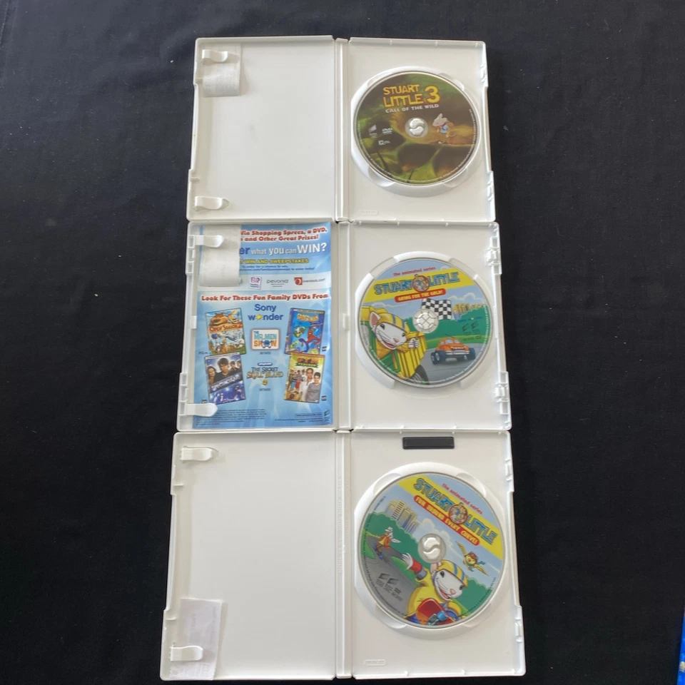 Stuart Little DVD Lot 1 2 3 and  2 Animated Series Collection Movies FREE SHIP - Image 4 of 4