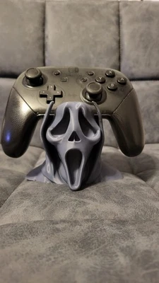 Scream Ghost Face Controller Display Stand Ps4/5 Xbox Switch Gaming Holder -Grey