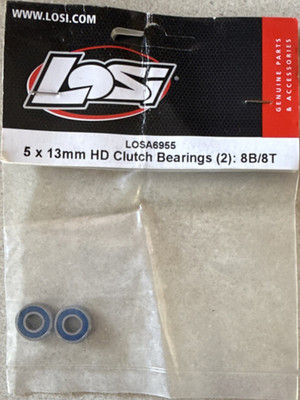 Losi LOSA6955 5x13mm Clutch Bearings (2) 1:8 Buggy Nitro Glow Fuel
