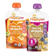 Happy Tot Organics Stage 4 Baby Food Pouches, Gluten Free, Vegan Snack, Love ...
