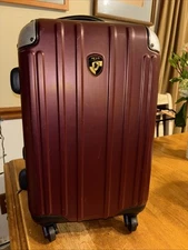 Heys Luggage Carry On 22x14  Hardshell polycarbonate composite Spinner Burgundy