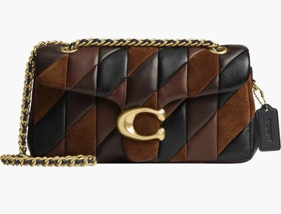 Coach Tabby Quilted Patchwork Crossbody Bag Chain Strap Magnetic Flap NWT