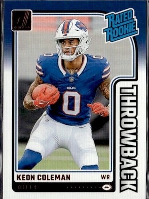 2024 Panini Donruss Keon Coleman Throwbacks