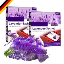 Lavendelsäckchen 20x Natürlicher Motten- und Duftschutz für Kleiderschrank
