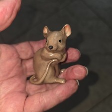 Vintage MOUSE FIGURINE PORCELAIN - MADE IN EN...