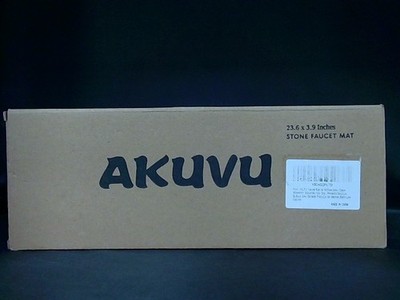 AKUVU Brown Stone Faucet Mat 23.6'' X 3.9'' Absorbent Diatomite Sink Protector