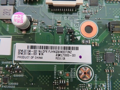 Scheda Madre HP Pavilion 24-K E 27-D, Socket Intel LGA1200, AIO, Ricambio L91194-001, Aperta Ma Mai Usata.