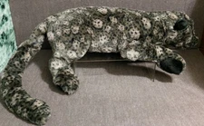 Vintage 2006 K & M  Intl Inc 20" - 37"  Spotted Jaguar Stuffed  Plush Toy