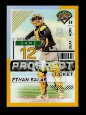 2024 PANINI PROSPECTS GOLD PRIZM #195 ETHAN SALAS 9/10 PADRES