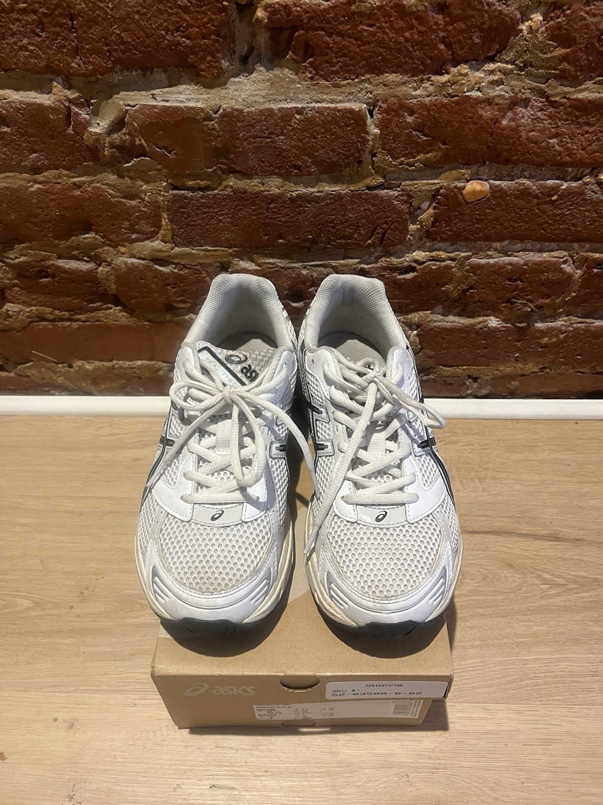 Size 8 - ASICS Gel 1130 White Cloud Grey