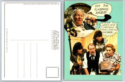 Allo Allo! ''Flashing Knobs'' Iconic Quote Humorous Postcard 1988 Athena