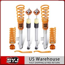 Adj. Lowering Suspension Coilovers Kit For Audi A6 4b C5 Vw Passat 3b 3bg Coils