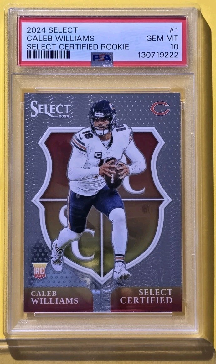 Caleb Williams Panini Select Select Certified Rookies #1 Base