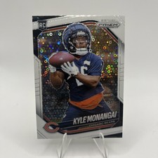 2025 Panini Prizm - Rookies Kyle Monangai #348 White Disco Prizm (RC) Bears